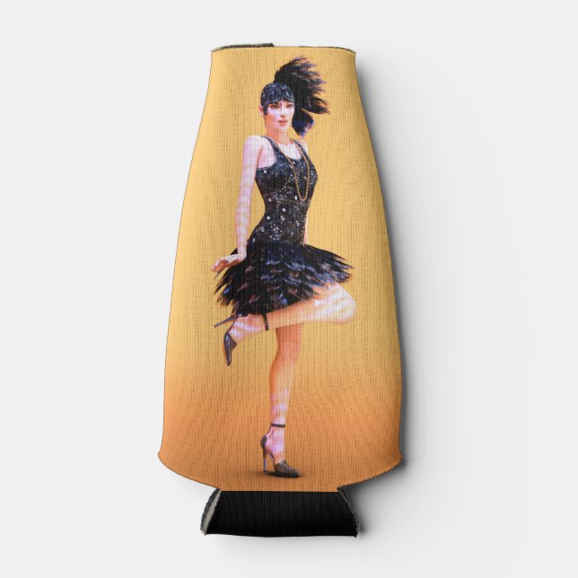 Rafraîchisseur Pour Bouteille Danse Flapper (Devant)
