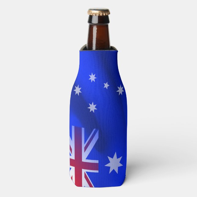 Rafraîchisseur Pour Bouteille Drapeau australien (Bottle Devant)