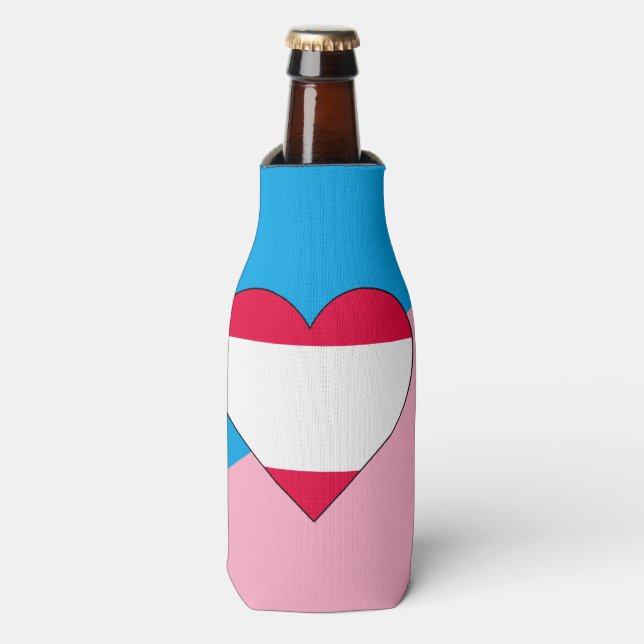Rafraîchisseur Pour Bouteille Drapeau de fierté de jeu d'âge (Bottle Devant)