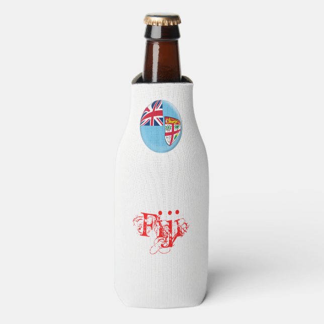 Rafraîchisseur Pour Bouteille Drapeau fidjien (Bottle Devant)