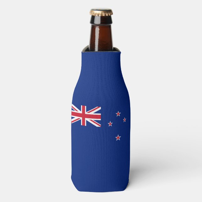 Rafraîchisseur Pour Bouteille Drapeau néo-zélandais (Bottle Devant)