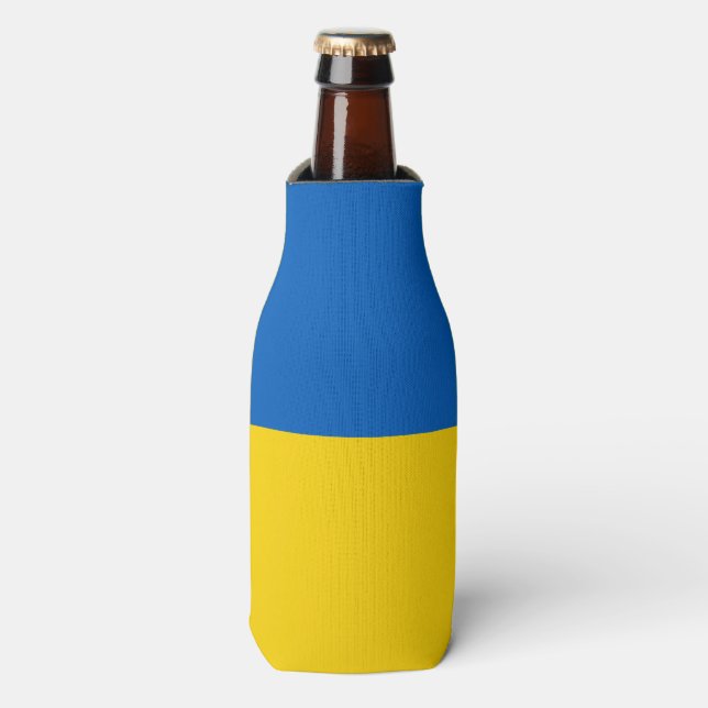 Rafraîchisseur Pour Bouteille Drapeau Ukraine (Bottle Devant)
