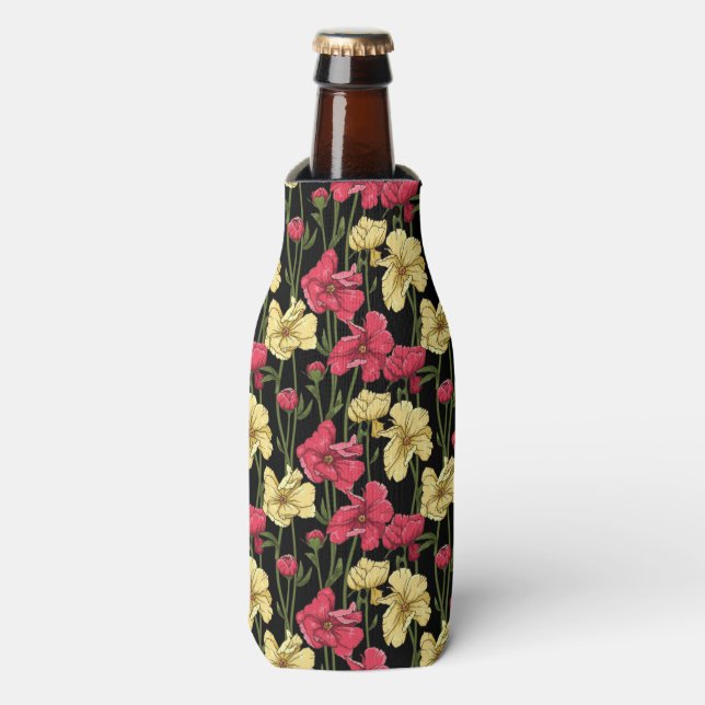 Rafraîchisseur Pour Bouteille Elegant floral pattern (Bottle Devant)