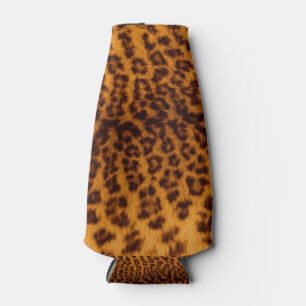 Rafraîchisseur Pour Bouteille Empreinte de léopard noir tache Modèle de texture