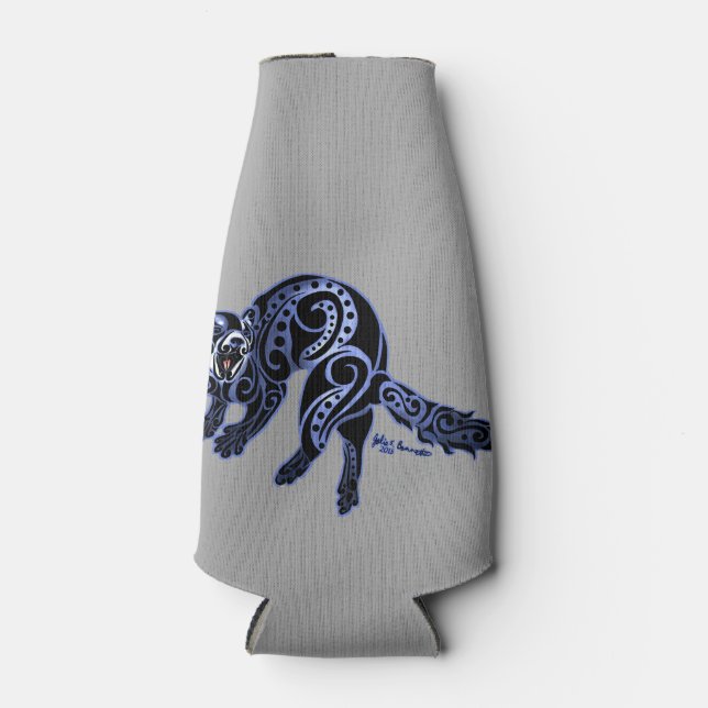 Rafraîchisseur Pour Bouteille Ferret Trybe : Danse de guerre ! (Devant)