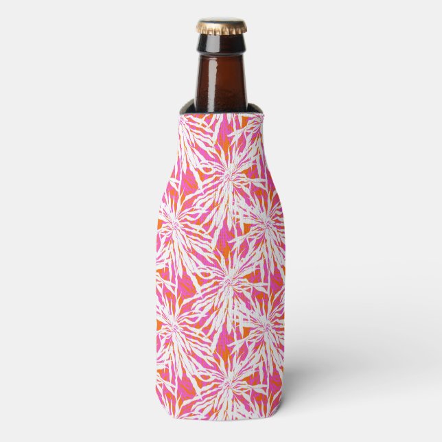 Rafraîchisseur Pour Bouteille Feuilles de palmiers tropicaux (Bottle Devant)