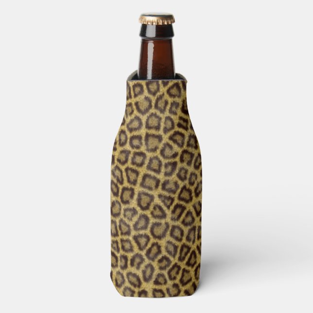 Rafraîchisseur Pour Bouteille Fourre léopard (Bottle Devant)