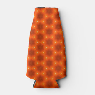 Rafraîchisseur Pour Bouteille Golden Orange Honeycomb Hexagon Motif
