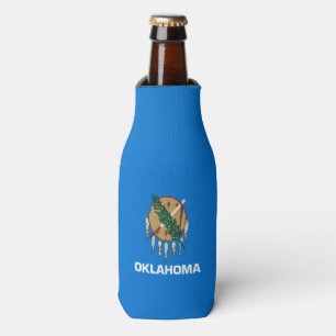 Rafraîchisseur Pour Bouteille Graphique Drapeau de l'état de l'Oklahoma dynamiqu