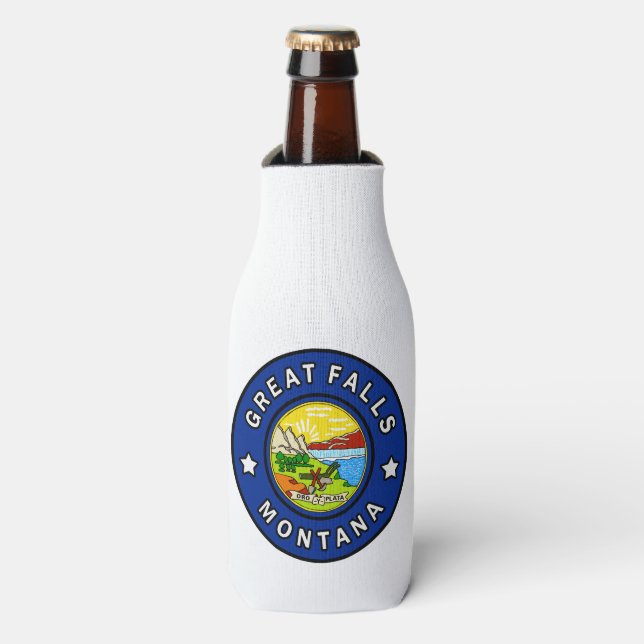 Rafraîchisseur Pour Bouteille Great Falls Montana (Bottle Devant)
