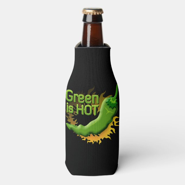 Rafraîchisseur Pour Bouteille Green is HOT (Bottle Devant)