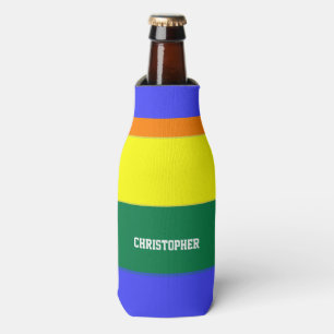 Rafraîchisseur Pour Bouteille Indicateur Rainbow Gay pride personnalisé