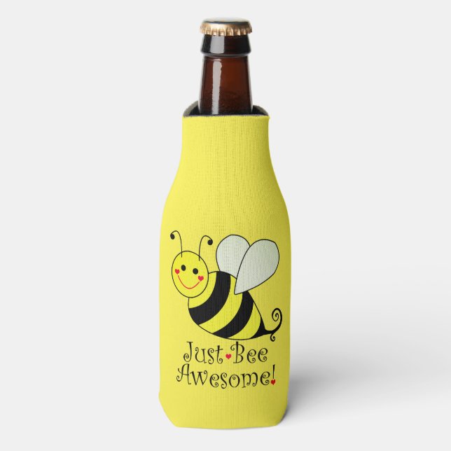 Rafraîchisseur Pour Bouteille Juste Avoir Awesome Bumble Jaune Abee (Bottle Devant)