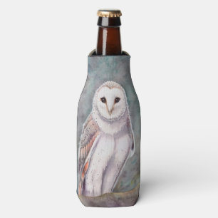 Rafraîchisseur Pour Bouteille L'art aquarelle de la faune du Hibou des granges