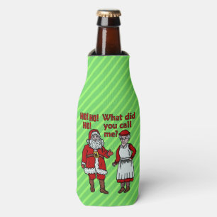 Rafraîchisseur Pour Bouteille Le père noël et Mme drôles Chrstmas Holiday Jok