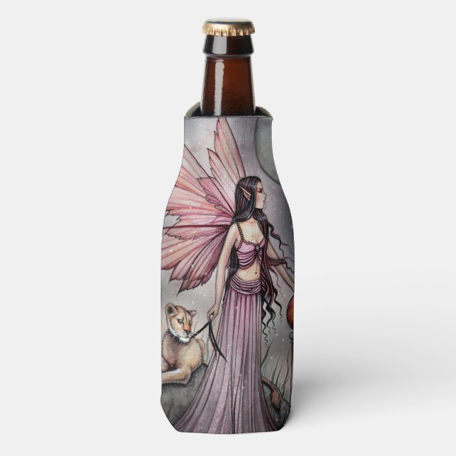 Rafraîchisseur Pour Bouteille Lionheart Gothique Imaginaire Fairy Art (Bottle Devant)