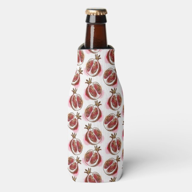 Rafraîchisseur Pour Bouteille Motif à la grenade (Bottle Devant)