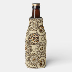 Rafraîchisseur Pour Bouteille Motif africain en peau de guépard 3