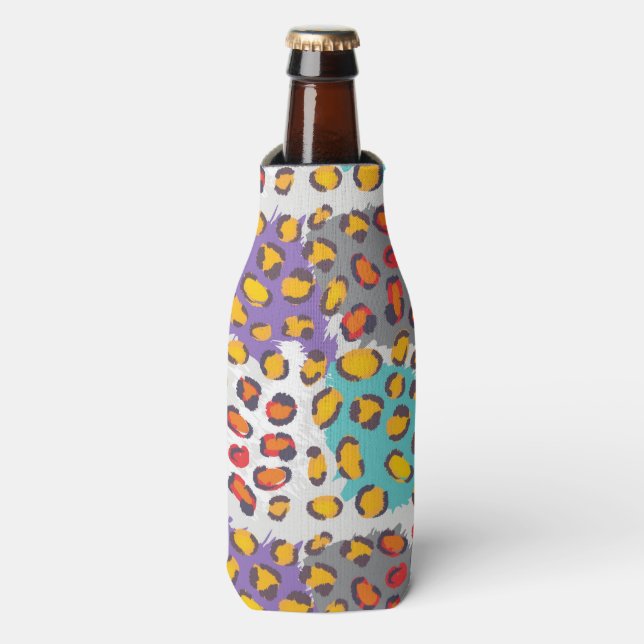 Rafraîchisseur Pour Bouteille Motif animal sauvage (Bottle Devant)