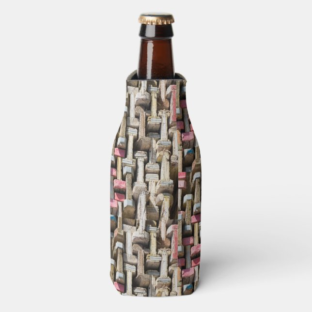 Rafraîchisseur Pour Bouteille Motif de géométrie (Bottle Devant)