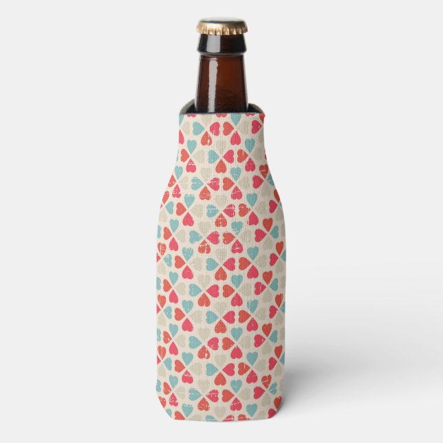 Rafraîchisseur Pour Bouteille Motif de la Saint Valentin (Bottle Devant)