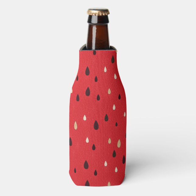 Rafraîchisseur Pour Bouteille Motif de pastèque (Bottle Devant)