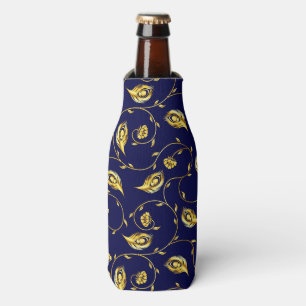 Rafraîchisseur Pour Bouteille Motif de Sari de paon