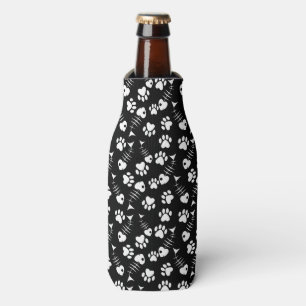 Rafraîchisseur Pour Bouteille motif d'impression de chat d'os de poissons