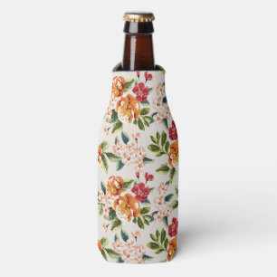 Rafraîchisseur Pour Bouteille Motif floral d'aquarelle victorienne vintage