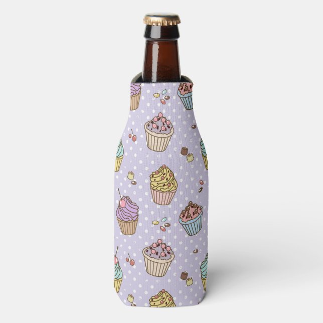 Rafraîchisseur Pour Bouteille Motif Rétro Sweets (Bottle Devant)