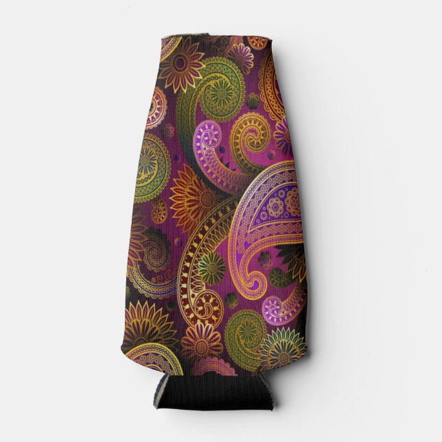 Rafraîchisseur Pour Bouteille Paisley Purple (Devant)