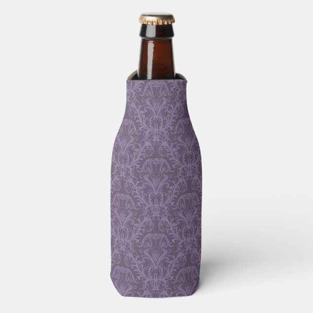 Rafraîchisseur Pour Bouteille Papier peint fleuri violet 2 (Bottle Devant)