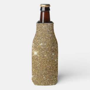 Rafraîchisseur Pour Bouteille Parties scintillantes de luxe d'or - image