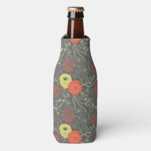 Rafraîchisseur Pour Bouteille Rétro motif floral 2