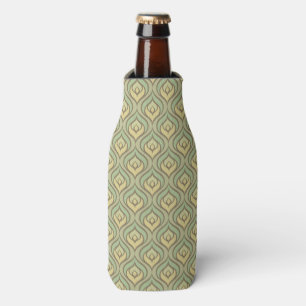 Rafraîchisseur Pour Bouteille Rétro motif vert et jaune vintage