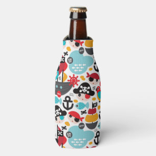 Rafraîchisseur Pour Bouteille Rétro pirate illustration sailing