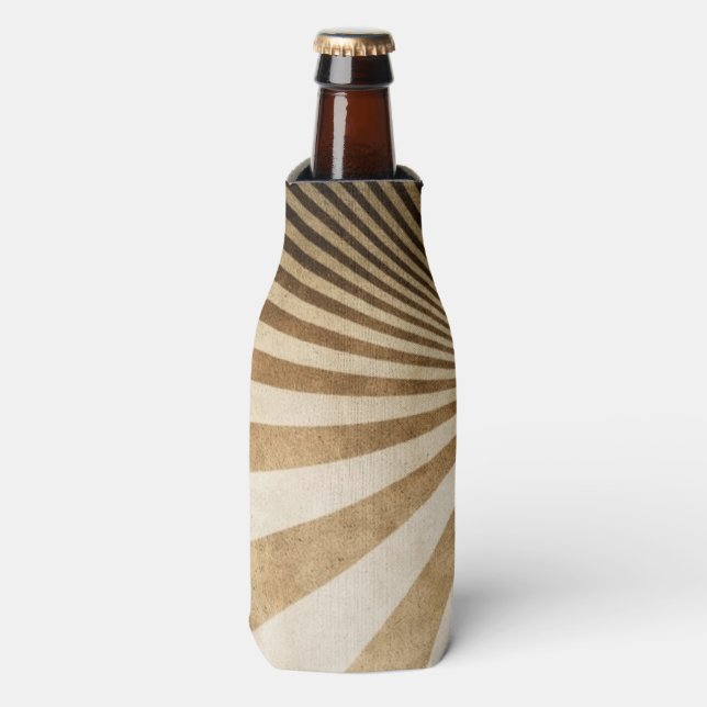 Rafraîchisseur Pour Bouteille Rétro stripe pattern (Bottle Devant)