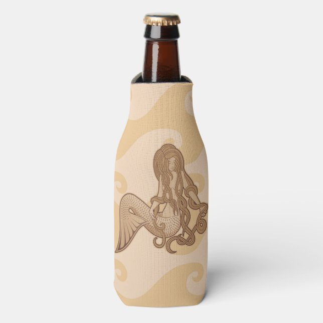 Rafraîchisseur Pour Bouteille Sirène assise (Bottle Devant)