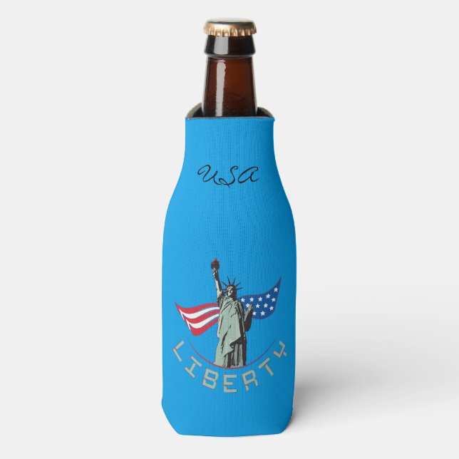 Rafraîchisseur Pour Bouteille Statue de la Liberté (Bottle Devant)