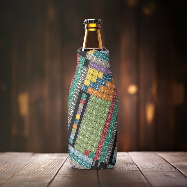 Rafraîchisseur Pour Bouteille Tableau périodique des éléments - Étudiants (Personalized Bottle Cooler - Periodic Table Of Elements)