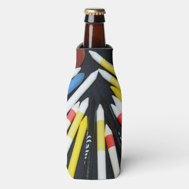 Rafraîchisseur Pour Bouteille Tee - shirts de golf, (Bottle Devant)