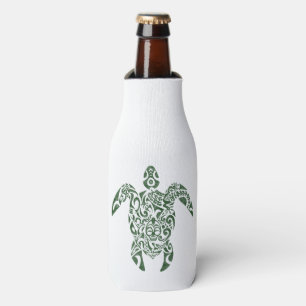 Rafraîchisseur Pour Bouteille Tortue de style tribal Letterpress
