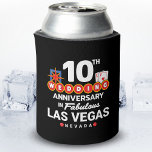 Rafraîchisseur Pour Canette 10e Wedding Anniversary Couples Las Vegas<br><div class="desc">Unique 10th anniversary gift for husband & wife or married couple a romantic weekend getaway to Las Vegas to celebrate 10 years of marriage ! Novty to remember your Vegas trip a second honeymoon vacation ou wedding party you never had. Objets "10th Wedding Anniversary in Fabulous Las Vegas Nevada" w/...</div>