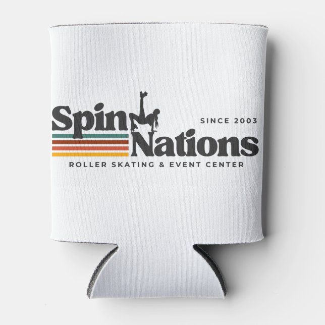 Rafraîchisseur Pour Canette 2025 Retro SpinNations Can Cooler (Devant)