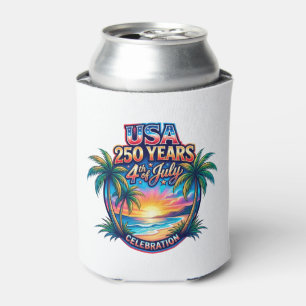 Rafraîchisseur Pour Canette 250e anniversaire d'Amérique USA Palm Beach