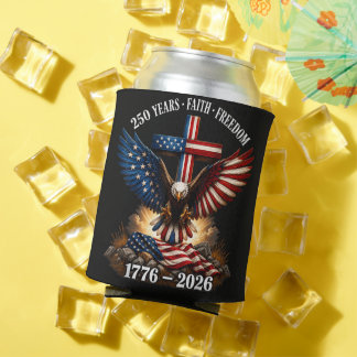 Rafraîchisseur Pour Canette 250e anniversaire USA Foi Liberté