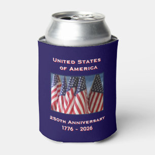 Rafraîchisseur Pour Canette 250e anniversaire USA Patriotic American Flags