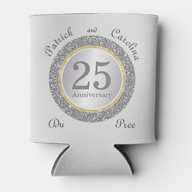 Rafraîchisseur Pour Canette 25e anniversaire Can Cooler (Devant)