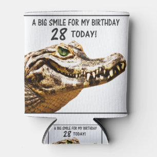 Rafraîchisseur Pour Canette 28e anniversaire Alligator Smile
