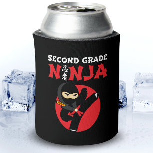 Rafraîchisseur Pour Canette 2e année Ninja Kick Premier jour Retour à l'école